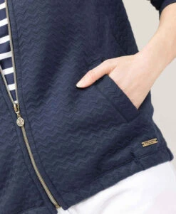 Veste Femme Bleu Marine -Terre De Marin Boutique prod 10003 veste ml indigo vinelly 666x812 fc7ea0111e0b