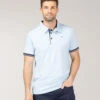 Polo Bleu Azur Homme