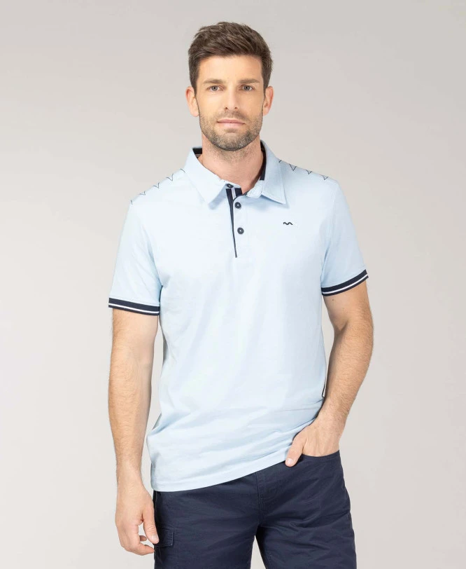 Polo Bleu Azur Homme 1 Polo Bleu Azur Homme