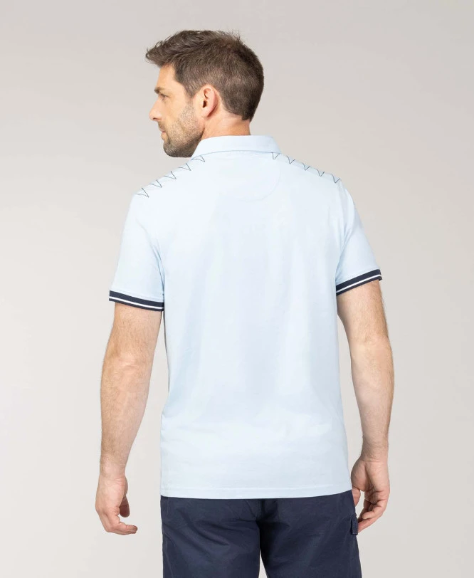 Polo Bleu Azur Homme 2 Polo Bleu Azur Homme – Image 2