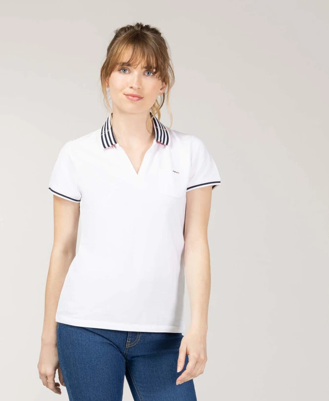 Polo Blanc Femme 1 Polo Blanc Femme