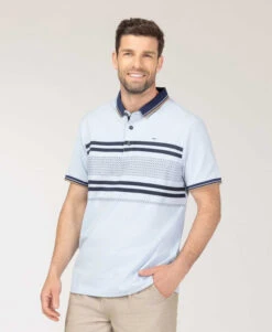 Polo Bleu Homme