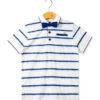 Polo Rayé Et Noeud Papillon Garçon