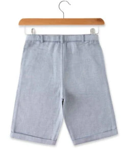 Bermuda Bleu En Twill Garçon