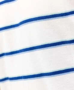 T-shirt Col Tunisien Rayé Bleu Vert Homme -Terre De Marin Boutique prod 10226 tee shirt mc fond blanc raye bleu vert tulum 666x812 fc7ea0111e0b