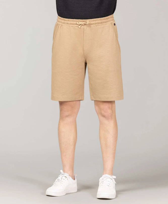 Bermuda Jersey Lourd Beige Homme 1 Bermuda Jersey Lourd Beige Homme