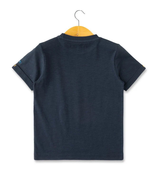 T-Shirt Garçon Bleu Marine Imprimé 2 T-Shirt Garçon Bleu Marine Imprimé – Image 2