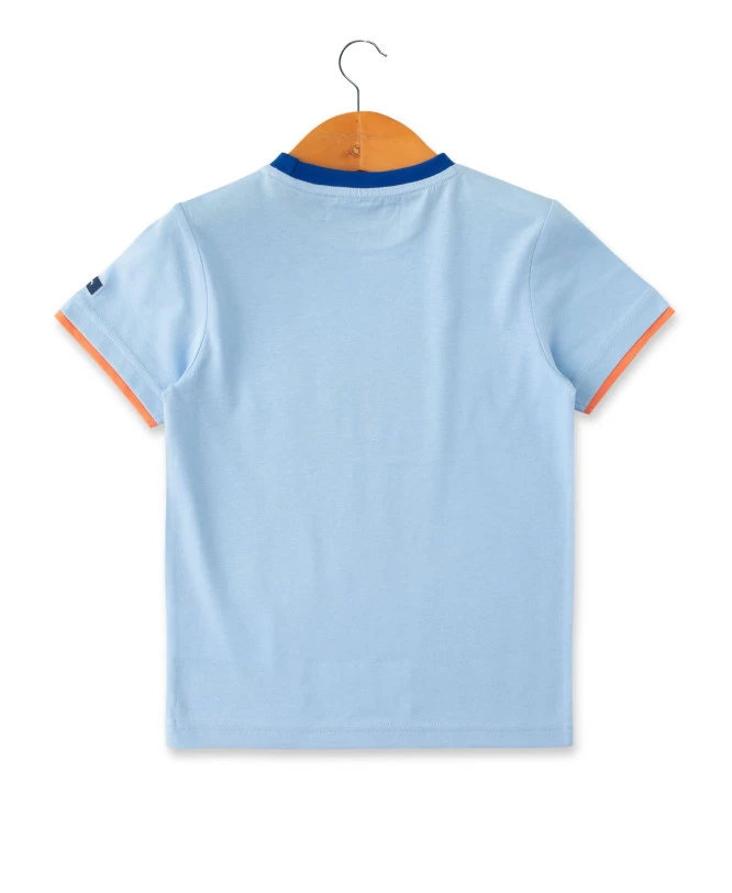 T-Shirt Bleu Imprimé Garçon 2 T-Shirt Bleu Imprimé Garçon – Image 2