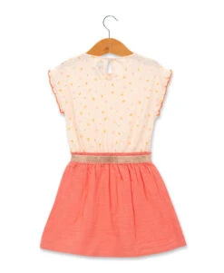 Robe Fille Gaze De Coton Ceinture Doré -Terre De Marin Boutique prod 10445 robe mc imprime rose rolida 666x812 fc7ea0111e0b