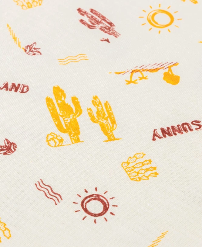 T-Shirt Garçon Imprimé En Coton Recyclé 2 T-Shirt Garçon Imprimé En Coton Recyclé – Image 2