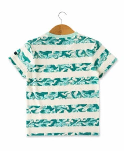 T-shirt Garçon Rayures Imprimé 5 T-shirt Garçon Rayures Imprimé -Terre De Marin Boutique prod 10481 tee shirt mc imprime grege tobio 666x812 fc7ea0111e0b