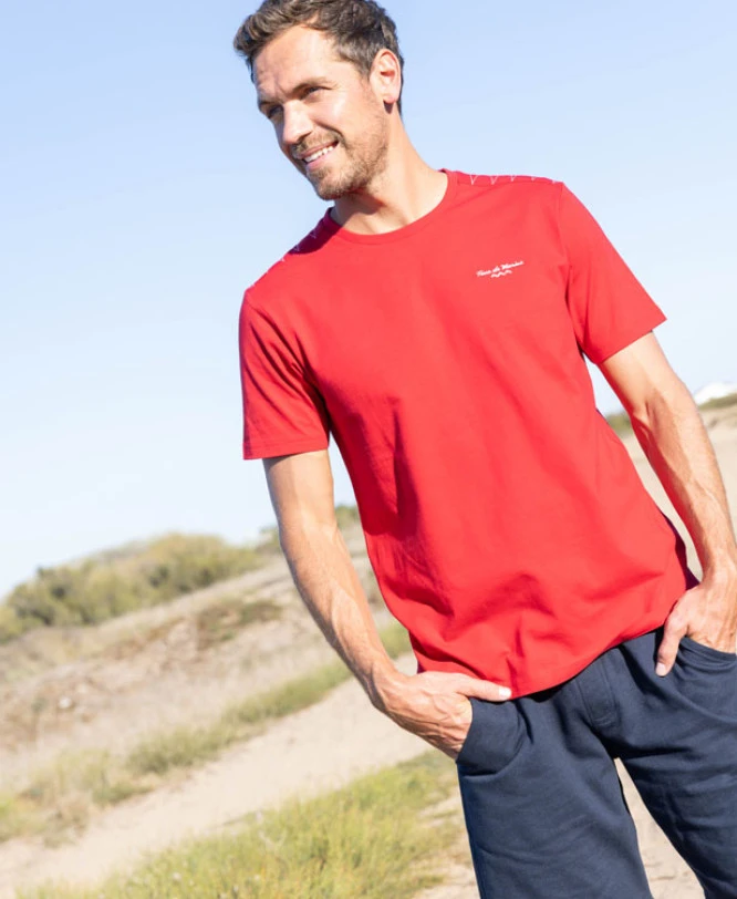 TEE SHIRT MC ROUGE RUBIS ALTOA 1 TEE SHIRT MC ROUGE RUBIS ALTOA