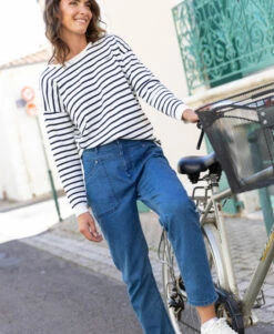 Pull Marinière Femme -Terre De Marin Boutique prod 10571 pull raye blanc bleu hicha 666x812 fc7ea0111e0b