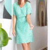 Robe Verte Femme -Terre De Marin Boutique prod 10591 robe mc imprime vert paro 666x812 fc7ea0111e0b