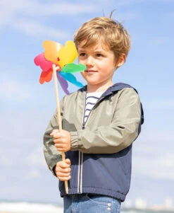 Coupe Vent Bleu Marine Et Kaki Garçon