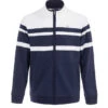 Veste En Molleton Rayures Placées Homme -Terre De Marin Boutique prod 10655 veste ml fond blanc raye indigo victorin 666x812 fc7ea0111e0b