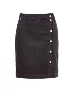 Jupe Courte En Jean Bleu Marine Femme