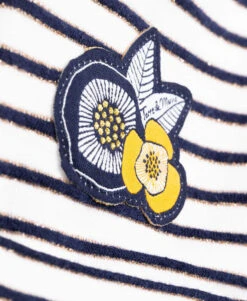 Short Fille Rayé -Terre De Marin Boutique prod 2360 short fond blanc raye indigo kiwina 666x812 fc7ea0111e0b