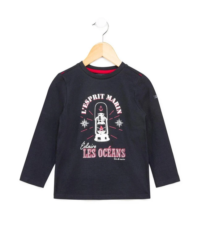 TEE SHIRT ML MARINE AMARAS 1 TEE SHIRT ML MARINE AMARAS