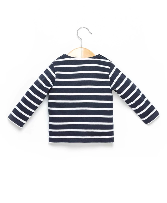 Marinière Bleu Marine Bébé 2 Marinière Bleu Marine Bébé – Image 2