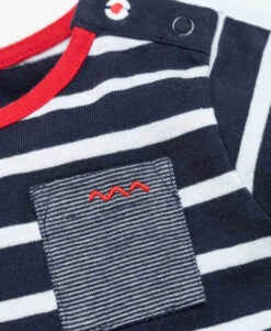 Marinière Bleu Marine Bébé 5 Marinière Bleu Marine Bébé -Terre De Marin Boutique prod 4574 mariniere ml fond indigo raye blanc pely 666x812 fc7ea0111e0b