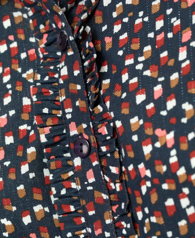 Chemise Imprimé Manches Longues Femme 3 Chemise Imprimé Manches Longues Femme – Image 3