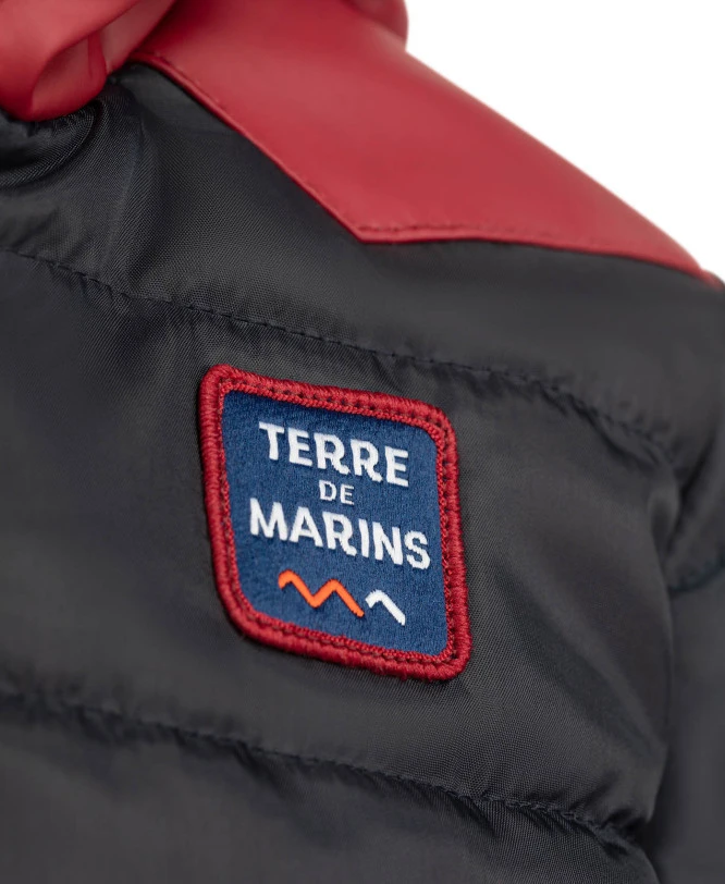 Doudoune à Capuche Garçon Bleu Marine/rouge 3 Doudoune à Capuche Garçon Bleu Marine/rouge – Image 3