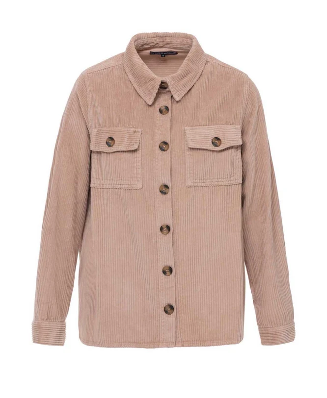 Veste En Velours Côtelée Rose Femme 2 Veste En Velours Côtelée Rose Femme – Image 2