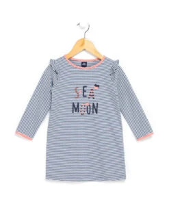 Chemise De Nuit Rayée Fille