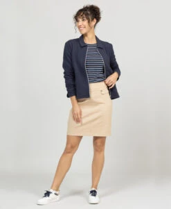 Jupe Courte Beige Femme