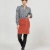 Jupe Courte Femme Rouge Brique En Velours 6 Jupe Courte Femme Rouge Brique En Velours -Terre De Marin Boutique prod 5224 jupe courte rouge brique bino 666x812 fc7ea0111e0b