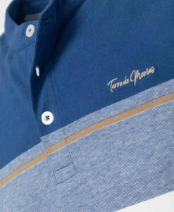 Polo Blanc Et Bleu Homme -Terre De Marin Boutique prod 5770 polo mc naturel bleu gordan 666x812 fc7ea0111e0b