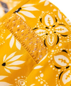 Blouse Manches Courtes Imprimé Jaune Femme -Terre De Marin Boutique prod 6021 blouse mc imprime jaune claie 666x812 fc7ea0111e0b