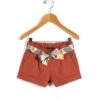 Short Fille Terracotta Avec Ceinture à Nouer -Terre De Marin Boutique prod 6094 short orange terracotta blanchi condor 666x812 fc7ea0111e0b