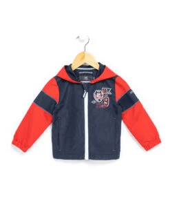 Coupe Vent Bleu Marine/rouge Garçon