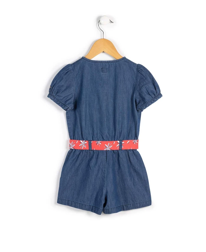 Combinaison Courte En Jean Fille 2 Combinaison Courte En Jean Fille – Image 2