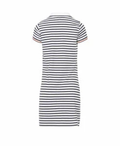 Robe Rayée Manches Courtes Femme -Terre De Marin Boutique prod 6492 robe mc fond blanc raye indigo nyela 666x812 fc7ea0111e0b