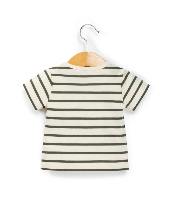 Marinière Kaki éco Conçue Bébé 2 Marinière Kaki éco Conçue Bébé – Image 2