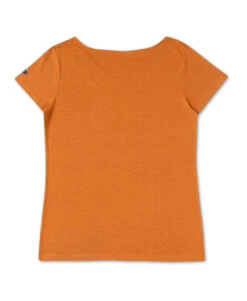 T-shirt Femme Jaune Ambré Col V Broderie -Terre De Marin Boutique prod 6806 tee shirt mc jaune ambre atroni 666x812 fc7ea0111e0b