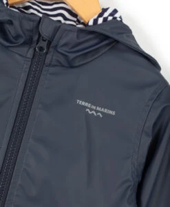 Ciré Recyclé Bleu Marine Garçon 5 Ciré Recyclé Bleu Marine Garçon -Terre De Marin Boutique prod 6821 imper cire indigo gacirec 666x812 fc7ea0111e0b