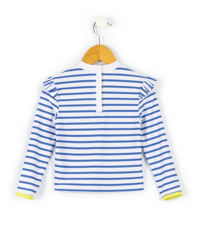 T-shirt De Bain Marinière Fille 2 T-shirt De Bain Marinière Fille – Image 2