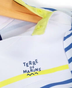 T-shirt De Bain Marinière Garçon 5 T-shirt De Bain Marinière Garçon -Terre De Marin Boutique prod 6851 maillot de bain fond blanc raye bleu ybato 666x812 fc7ea0111e0b