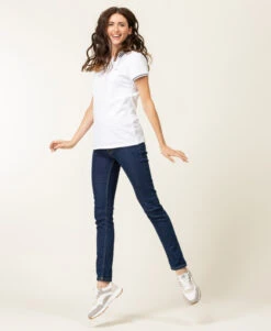 Polo Manches Courtes Blanc Femme 8 Polo Manches Courtes Blanc Femme -Terre De Marin Boutique prod 6860 polo mc blanc optique colay 666x812 fc7ea0111e0b