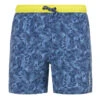 Short De Bain Imprimé Bleu Homme