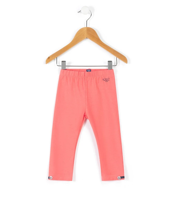 Legging Court Rose Fille 1 Legging Court Rose Fille