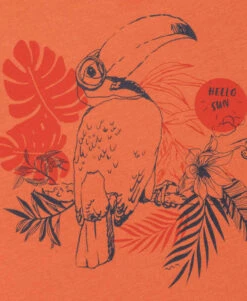 T-shirt Garçon Col Rond Orange -Terre De Marin Boutique prod 6967 tee shirt mc orange citrouille axul 666x812 fc7ea0111e0b