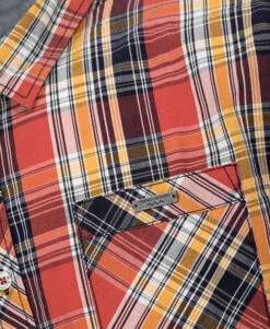 Chemise Rouge Manches Courtes à Carreaux Homme 7 Chemise Rouge Manches Courtes à Carreaux Homme -Terre De Marin Boutique prod 7043 chemise chemisier mc carreaux rouge brique ecaro 666x812 fc7ea0111e0b