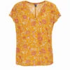 Blouse Jaune Imprimé Floral Femme