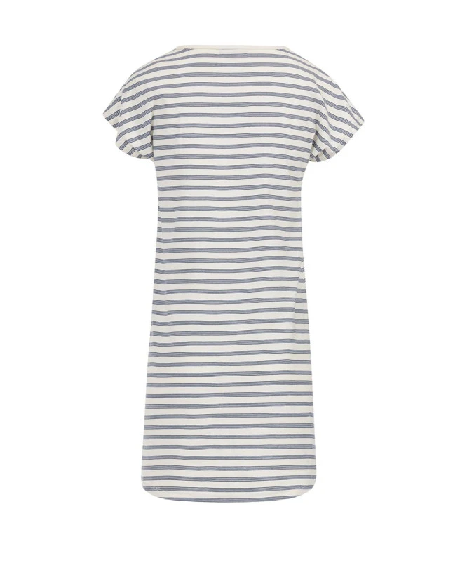 Chemise De Nuit Rayée Femme Manches Courtes 2 Chemise De Nuit Rayée Femme Manches Courtes – Image 2