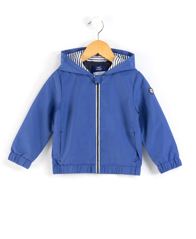 Coupe Vent Bleu à Capuche Garçon 1 Coupe Vent Bleu à Capuche Garçon